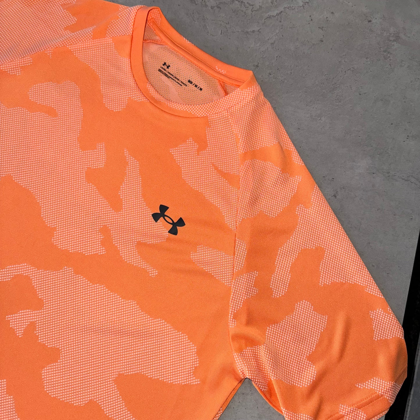 Under Armour Orange Camouflage T Shirt