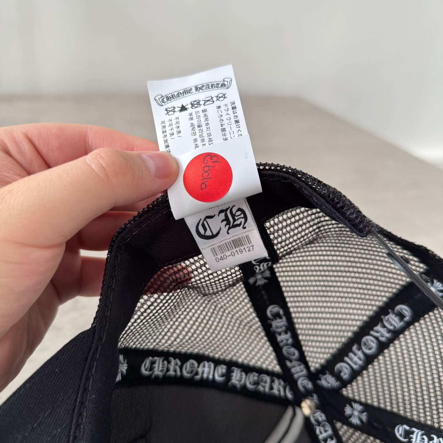 Chrome Hearts Miami Black Trucker Hat
