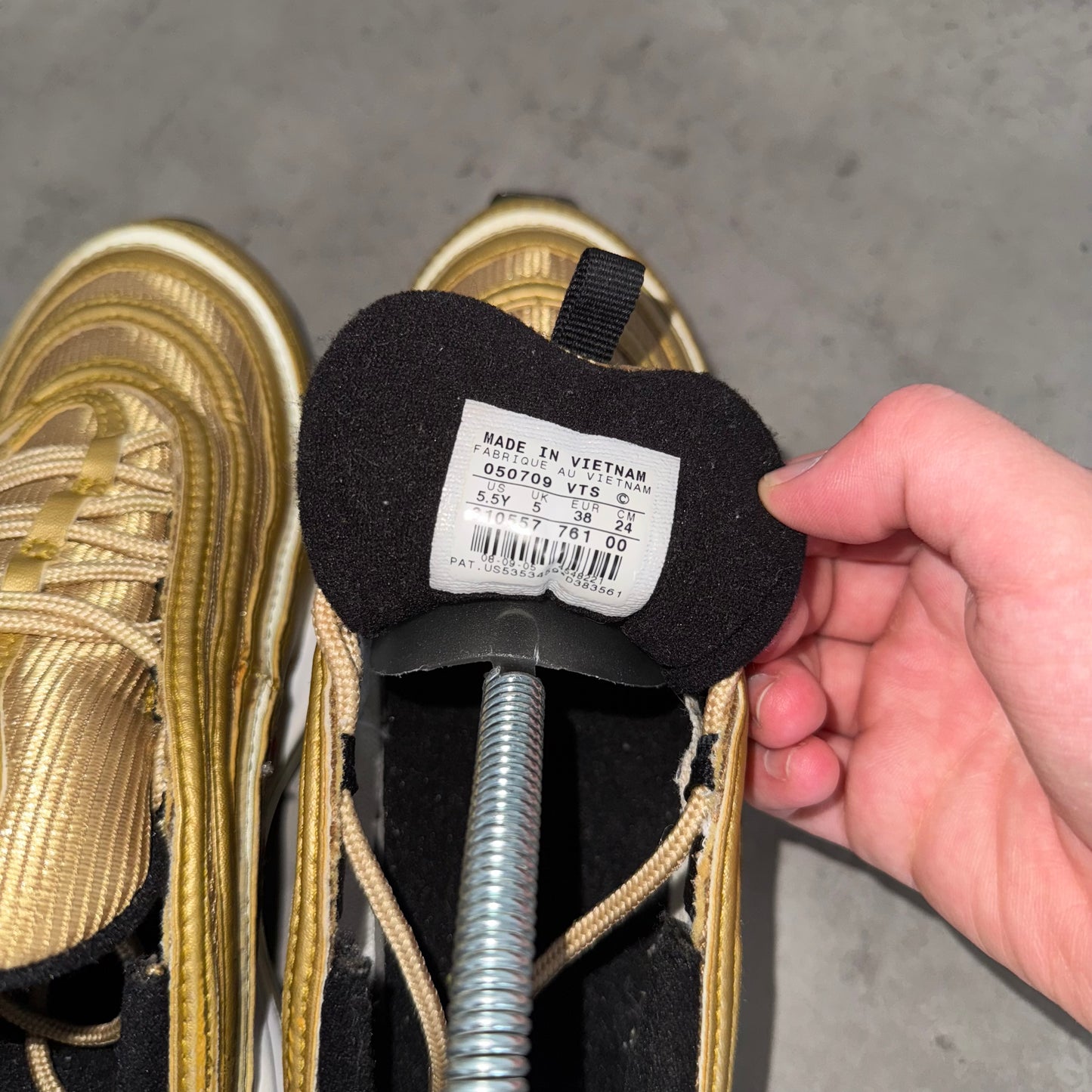 Nike Metallic Gold Air Max 97 Trainers