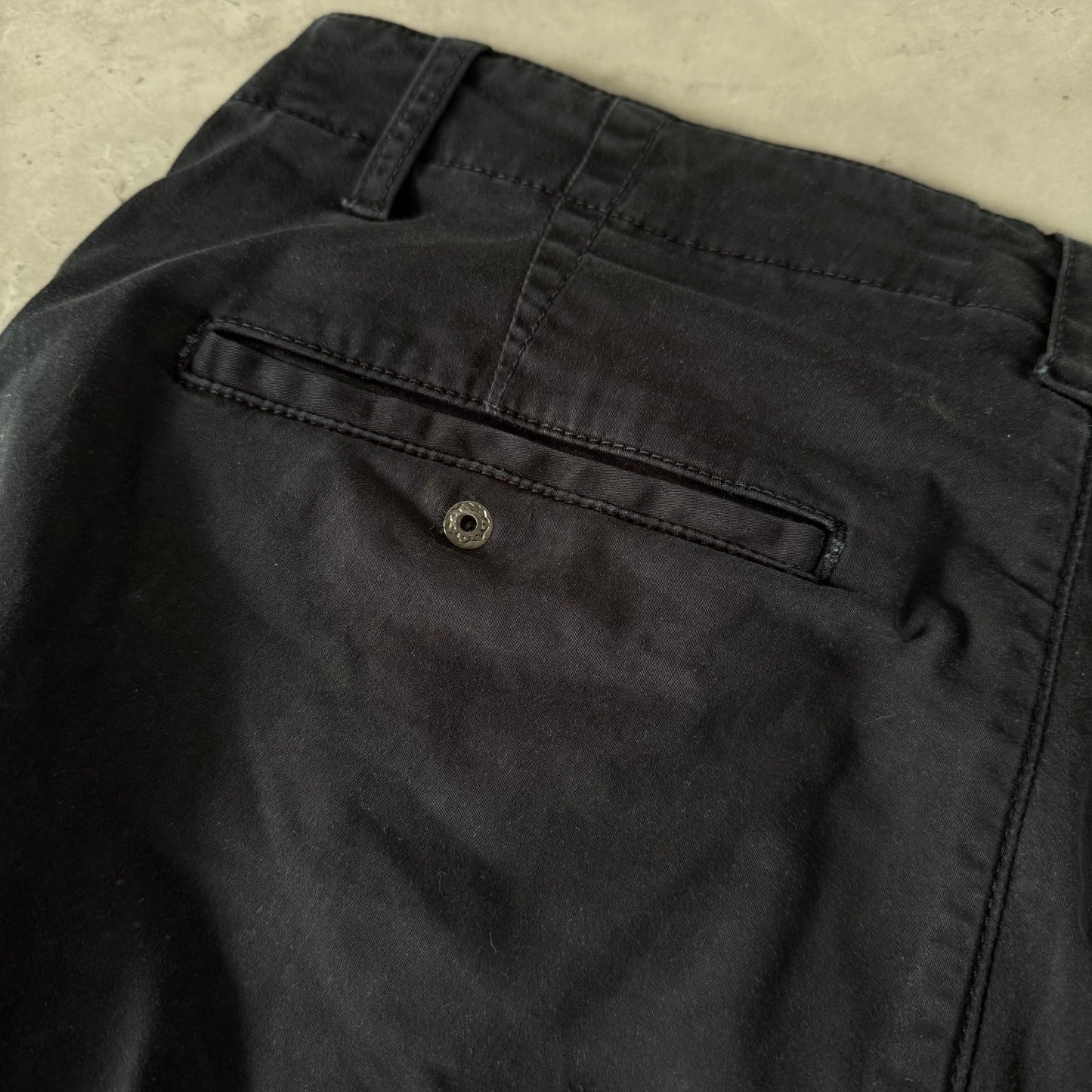CP Company Black Cargo Shorts