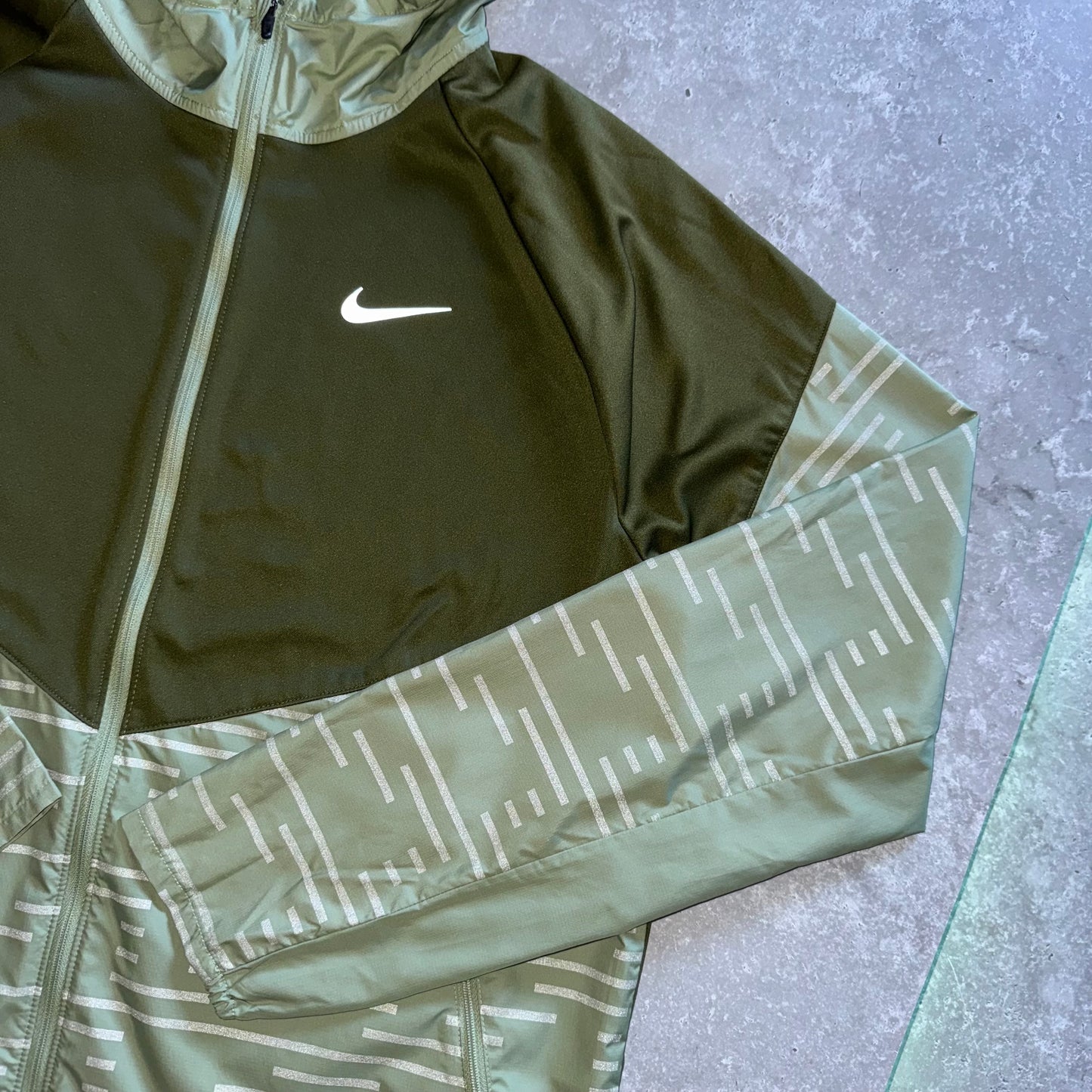 Nike Division Flash Khaki Windbreaker Jacket