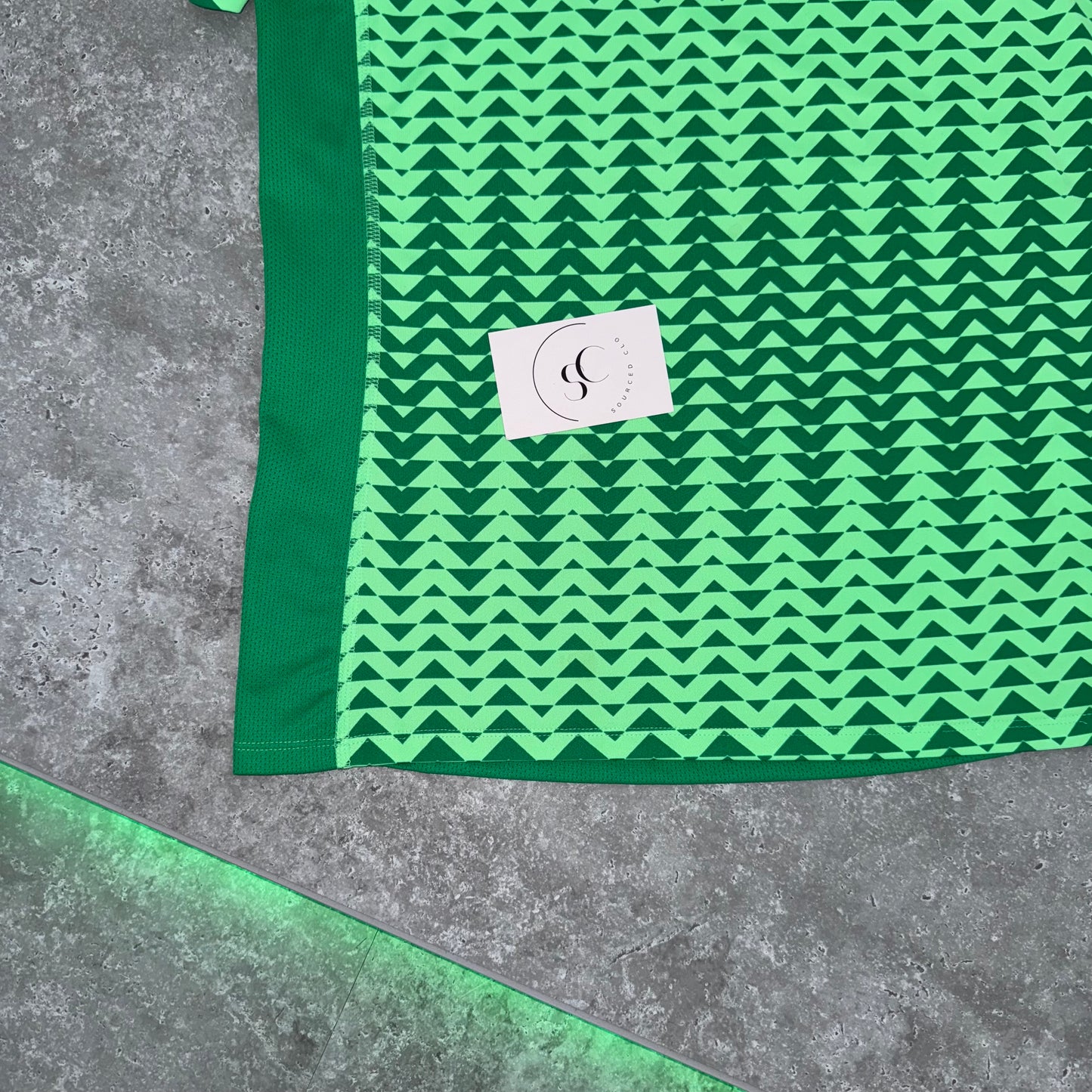 Nike Green Pattern Miler T Shirt