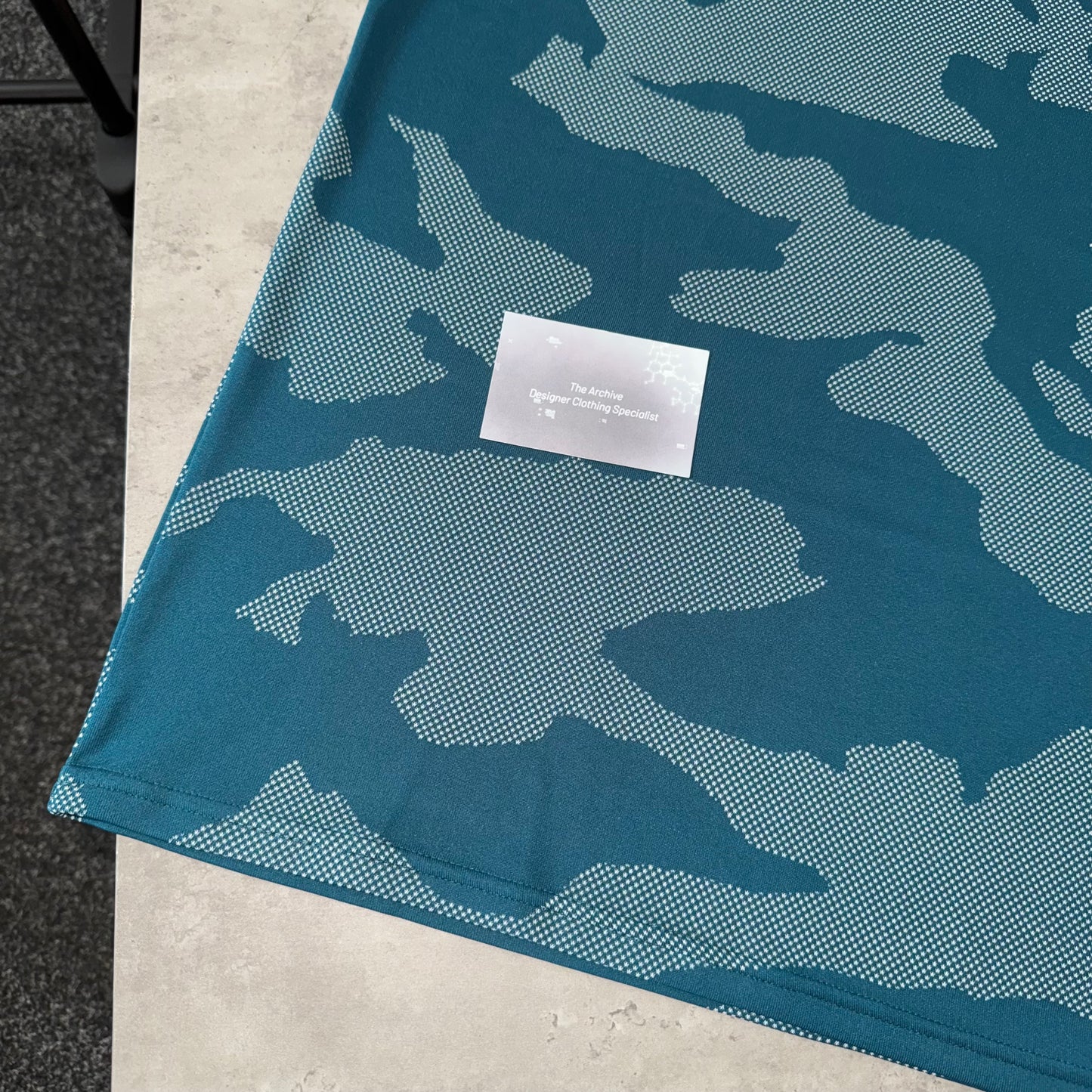Under Armour Teal Camouflage T Shirt