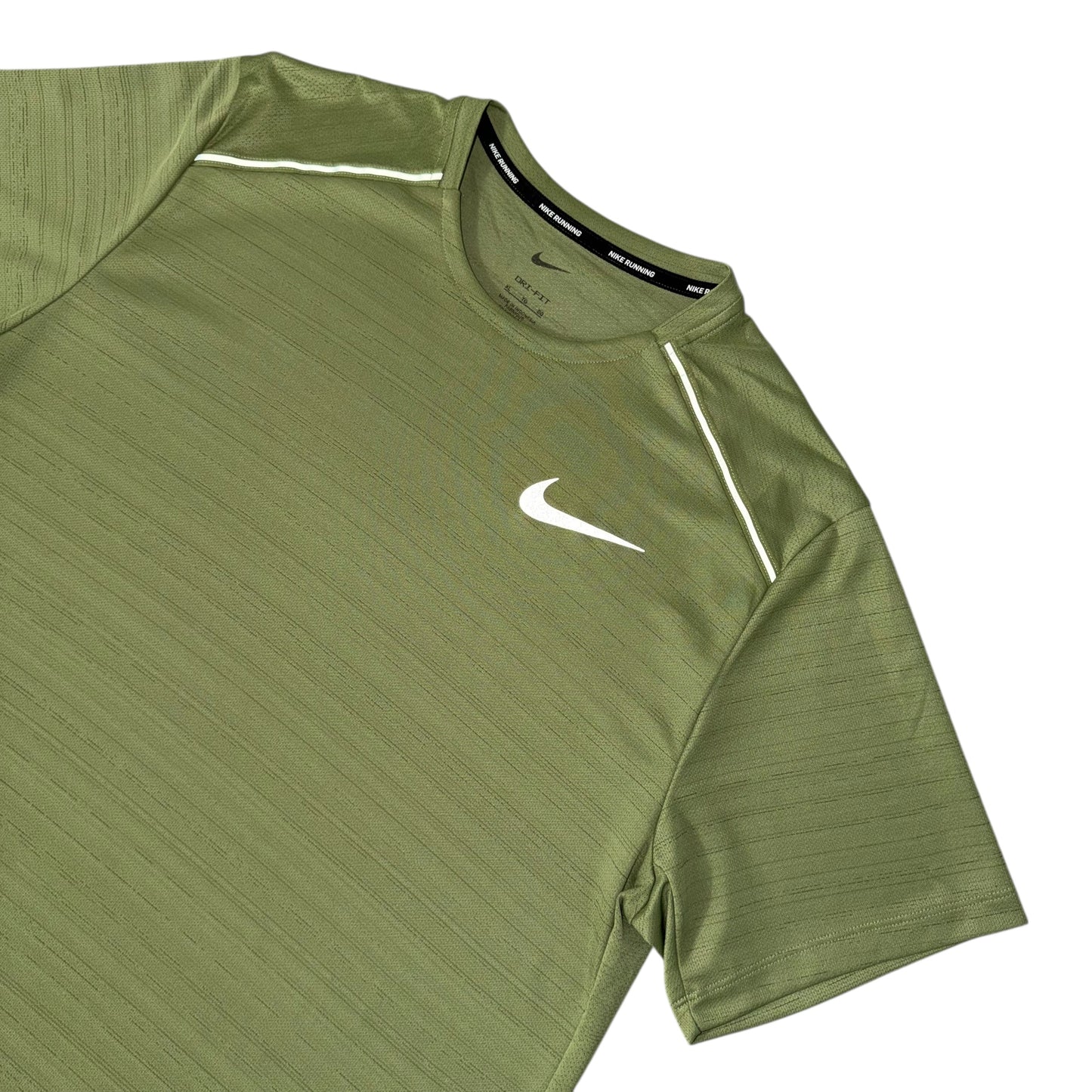Nike Khaki Green 1.0 Miler T Shirt