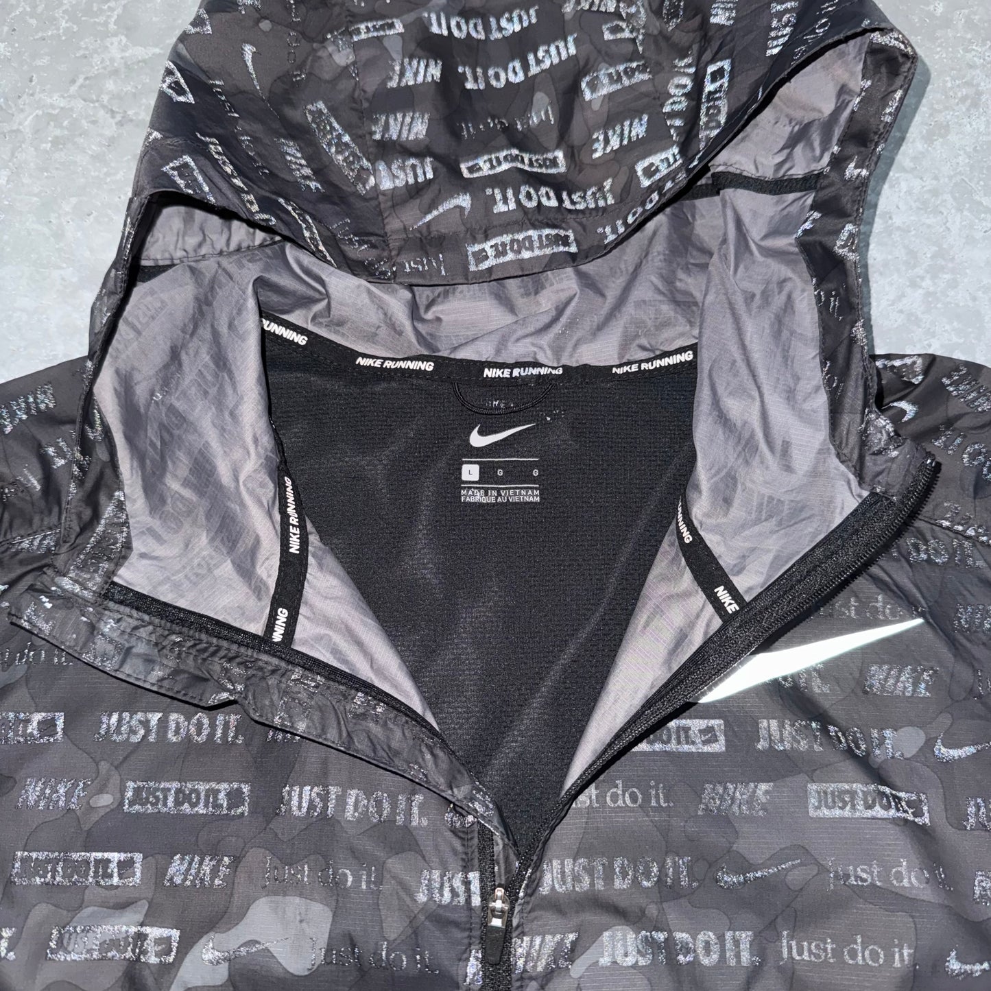 Nike Ghost Flash Black 3M Windbreaker