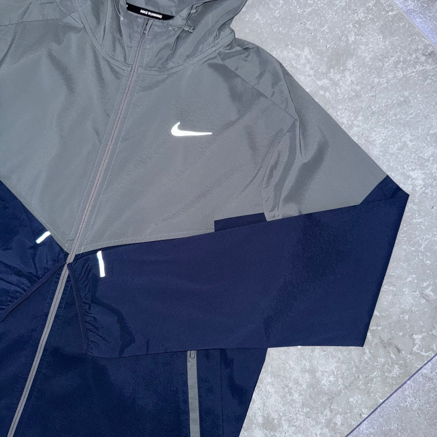 Nike Marine Blue & Grey Sample Windbreaker