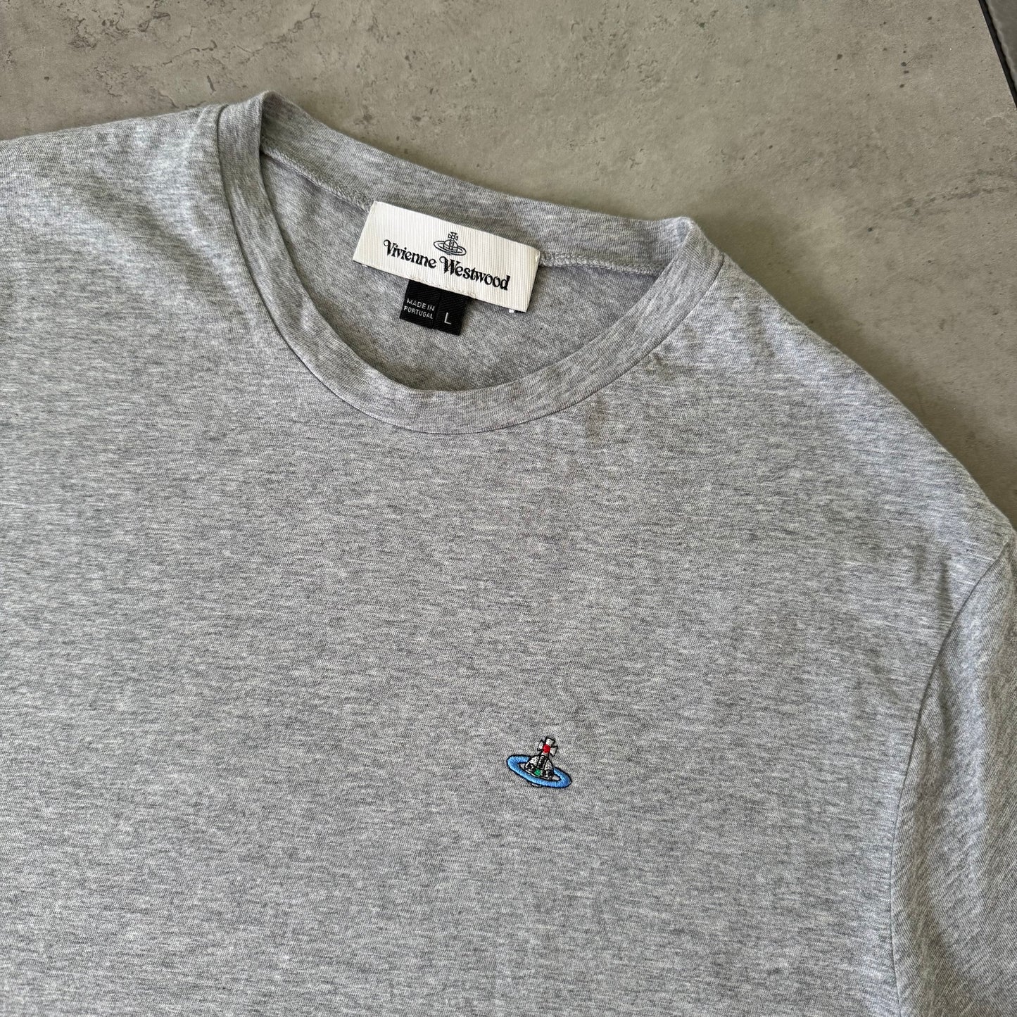 Vivienne Westwood Grey Logo T Shirt