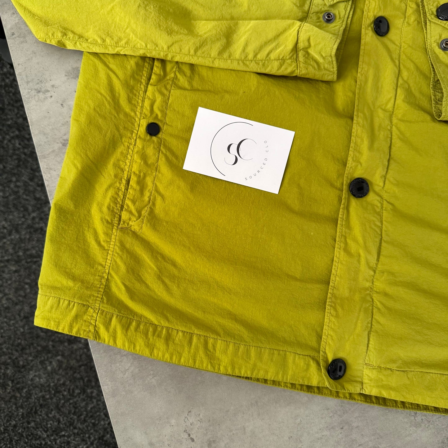 CP Company Lime Nylon Overshirt