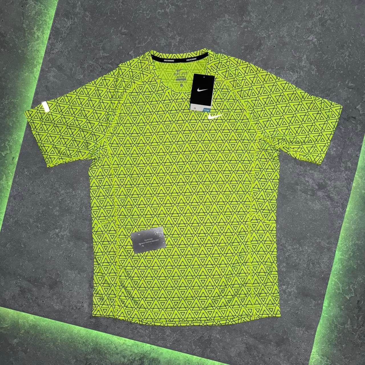 Nike Hex Green Miler T Shirt