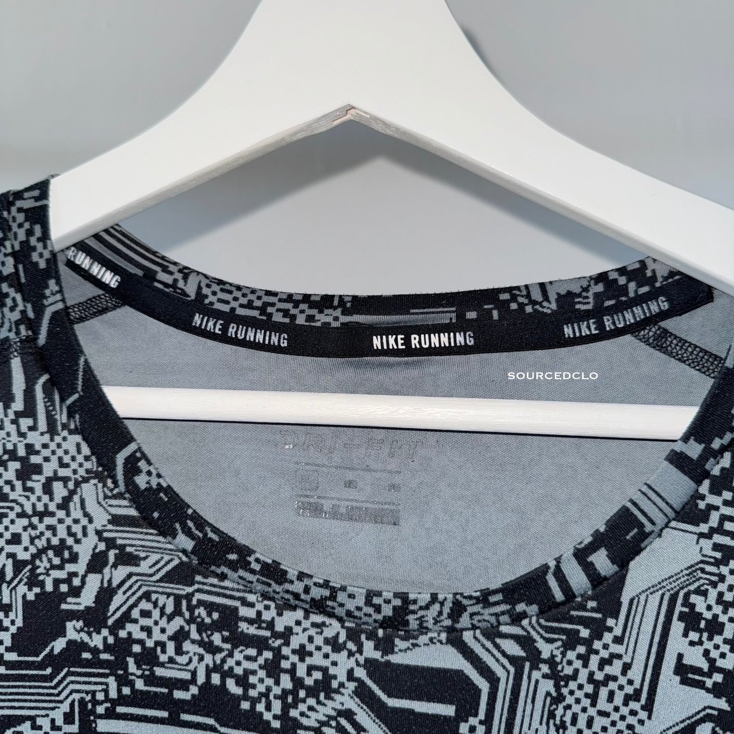 Nike Grey Digital Miler T Shirt