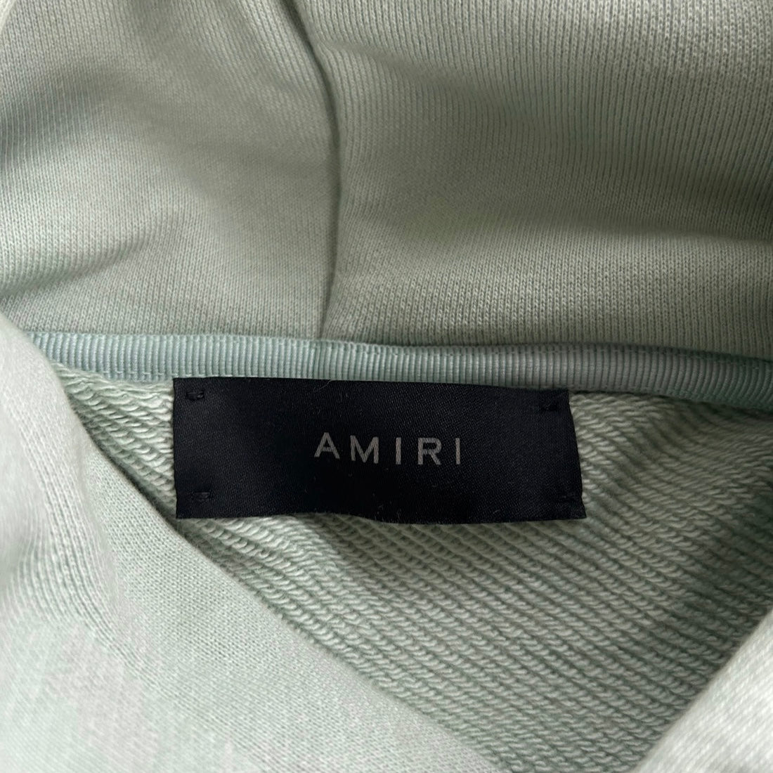 Amiri Green & White Art District Hoodie