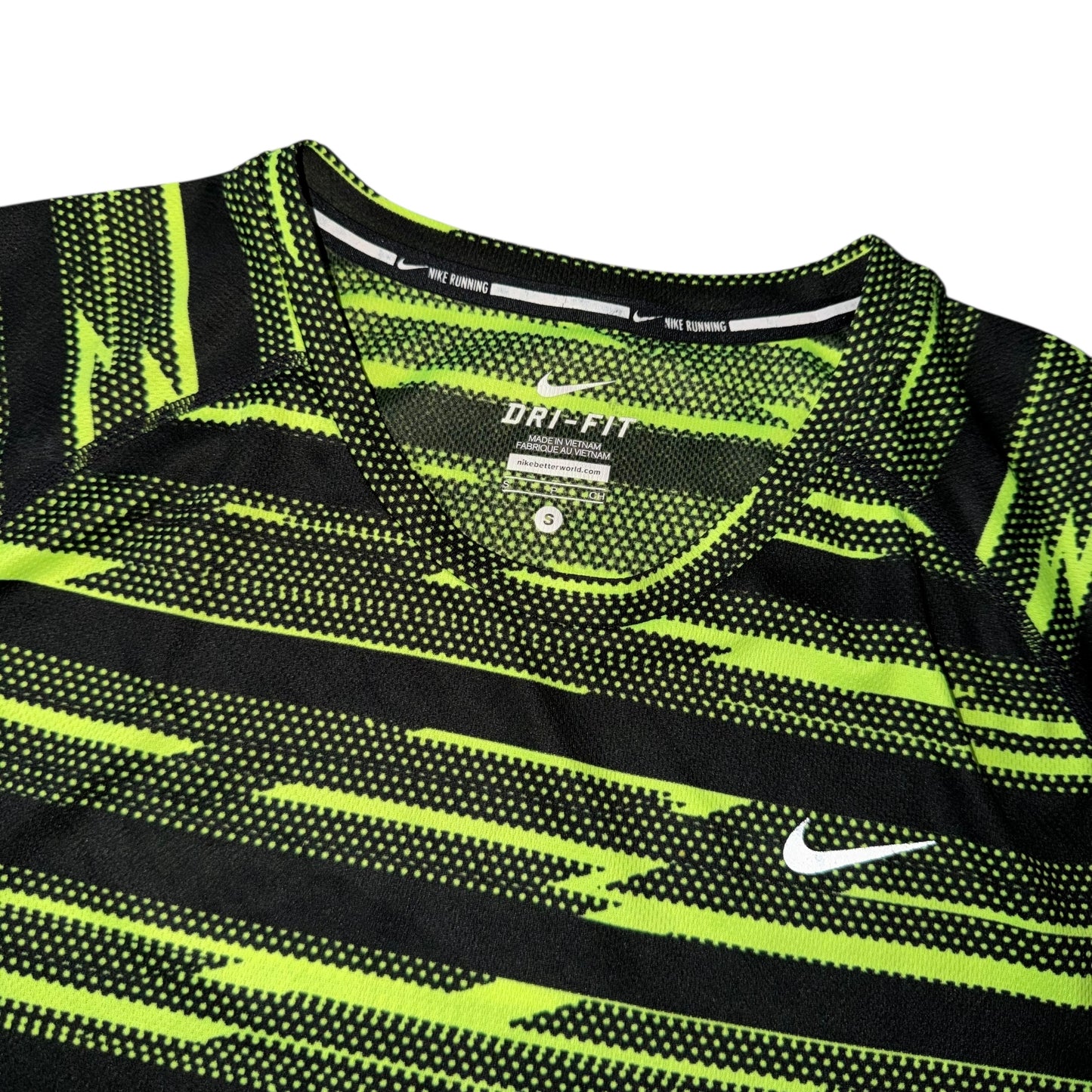 Nike Green Volt Glitch T Shirt