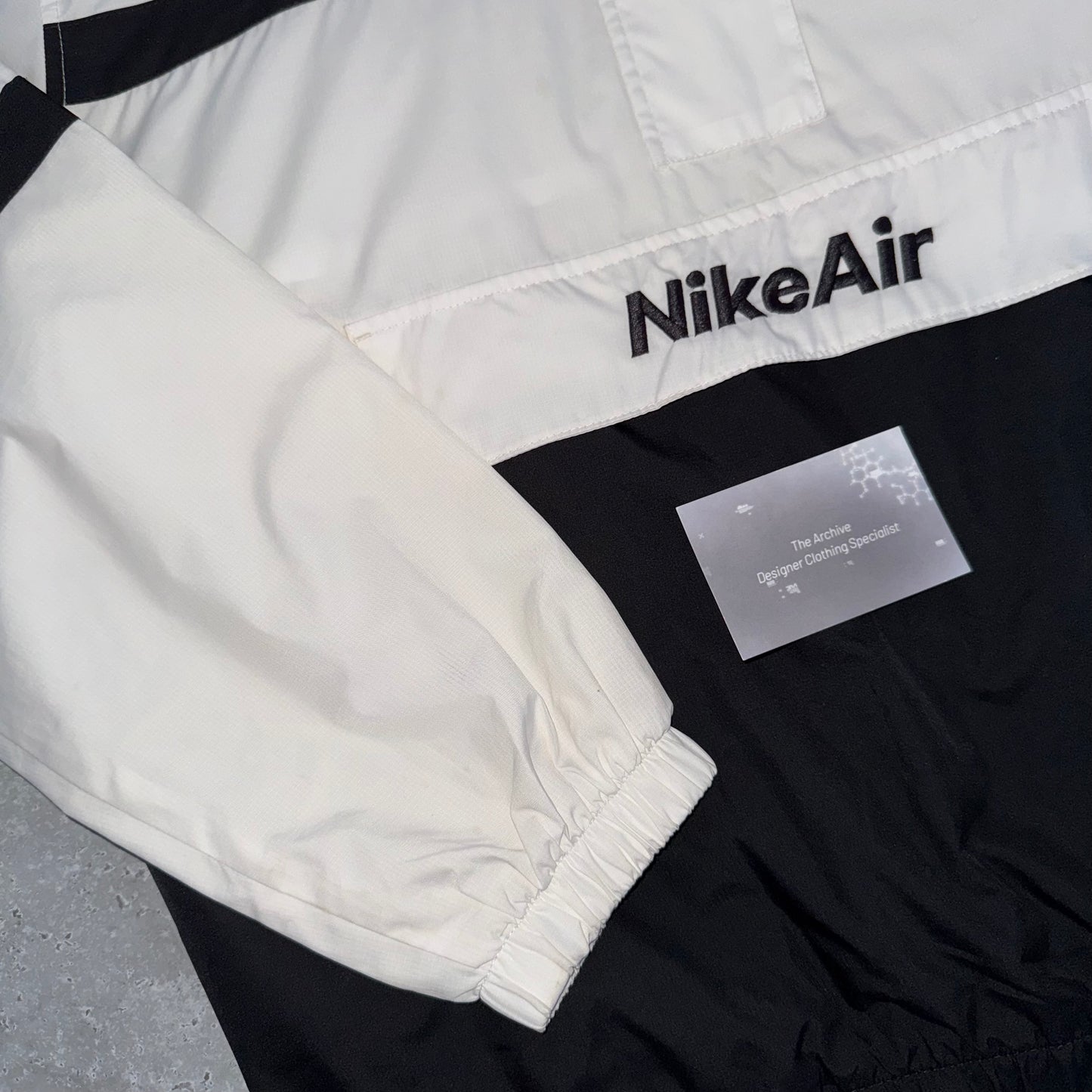 Nike Air White Half Zip Windbreaker