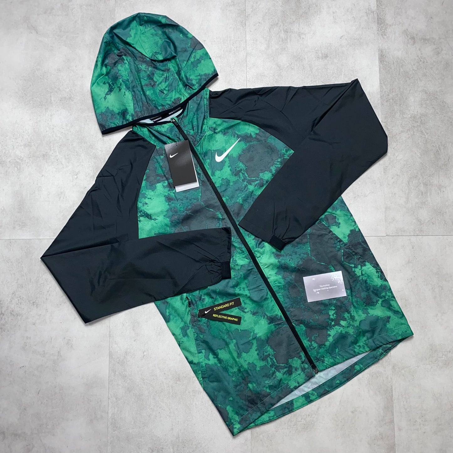 Nike Dye To Run Green Windbreaker