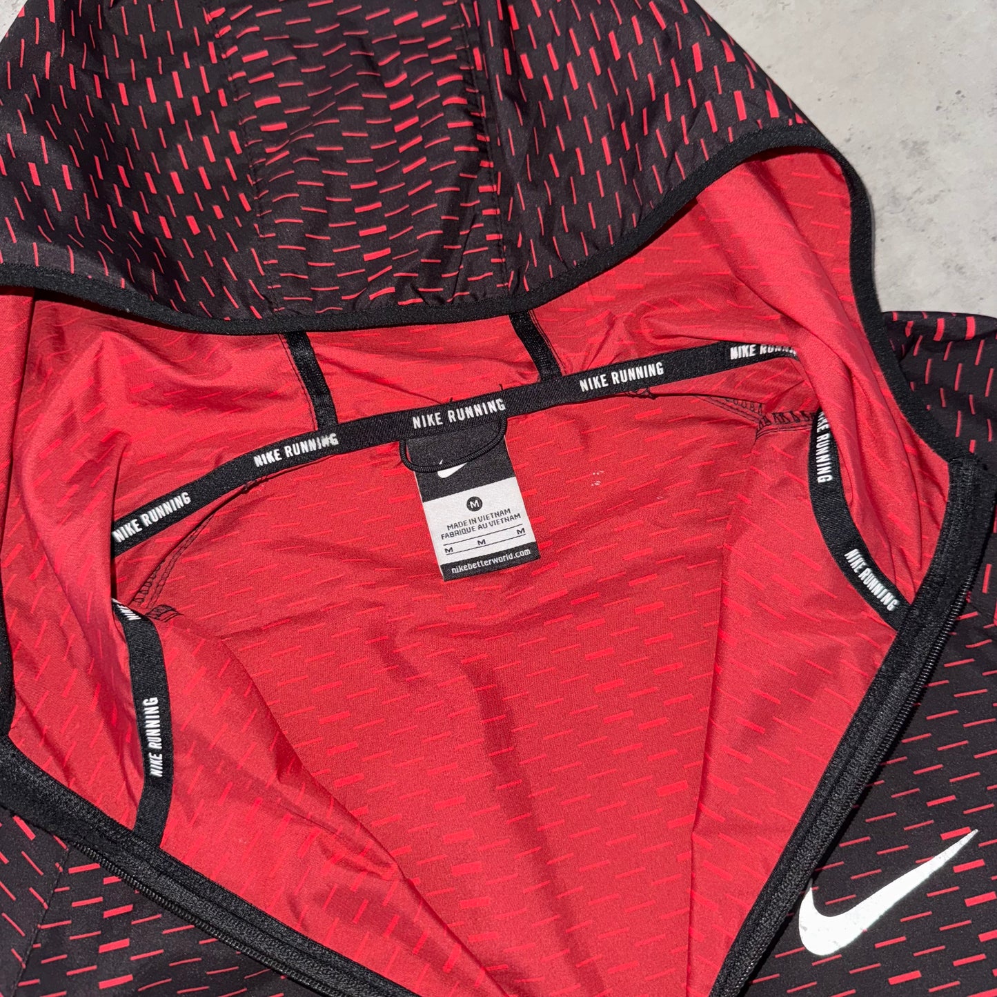 Nike Red Racer Repel Windbreaker
