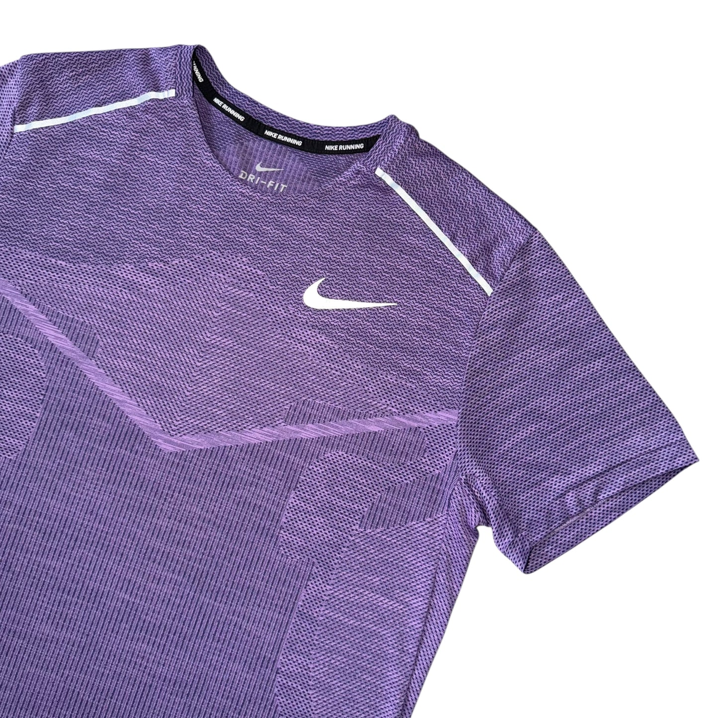 Nike Purple Tech Knit Miler T Shirt