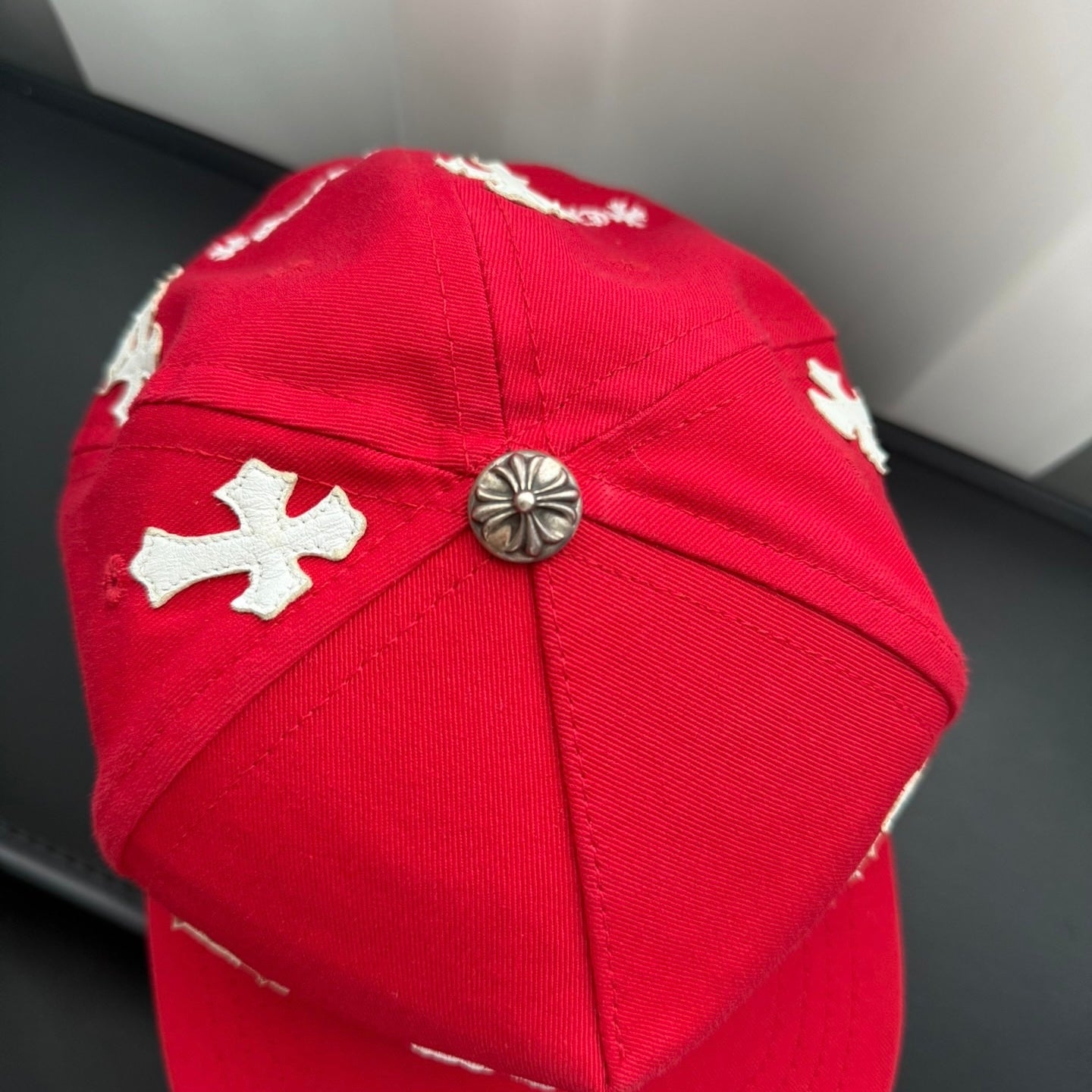 Chrome Hearts Red Cross Patch Hat (PRE ORDER)