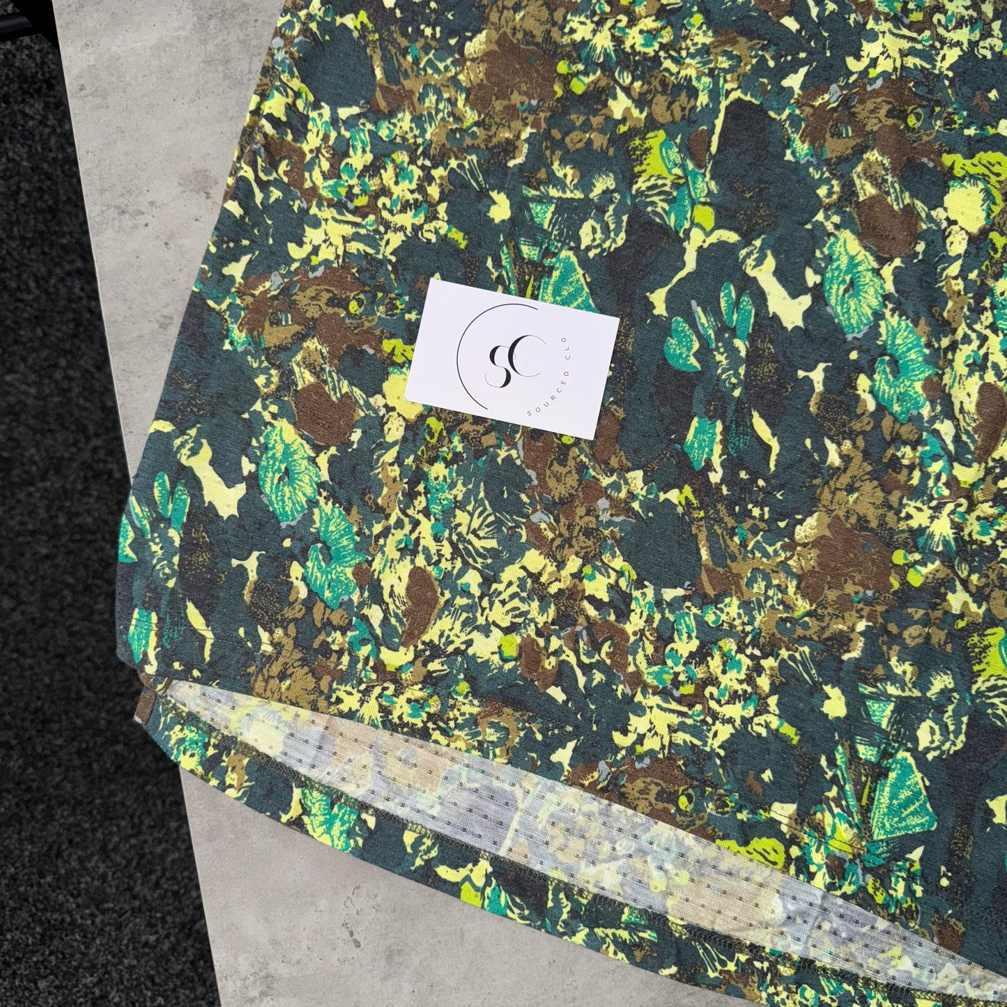 Nike Green Floral 1.0 Miler T Shirt