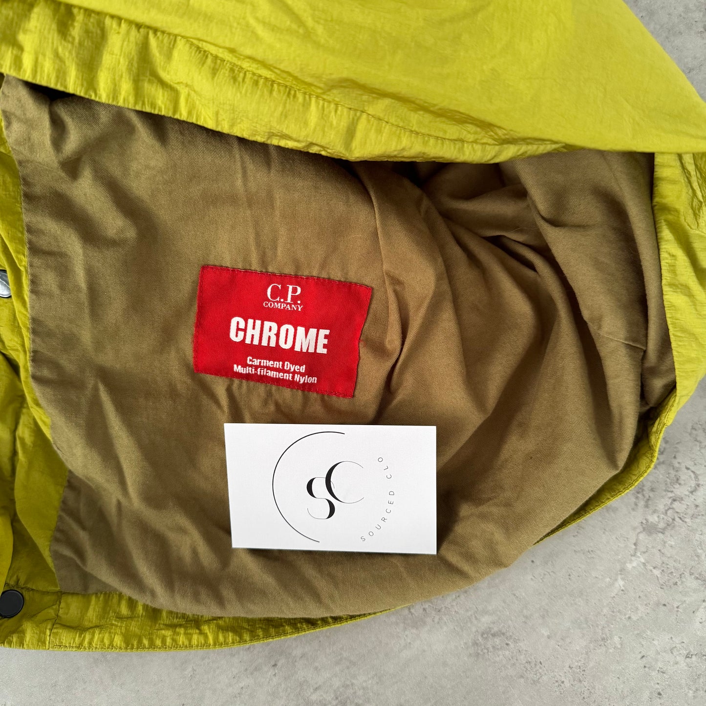 CP Company Lime Nylon Overshirt