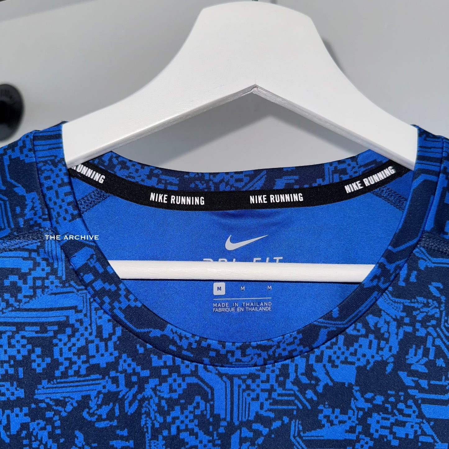 Nike Blue Digital Miler T Shirt