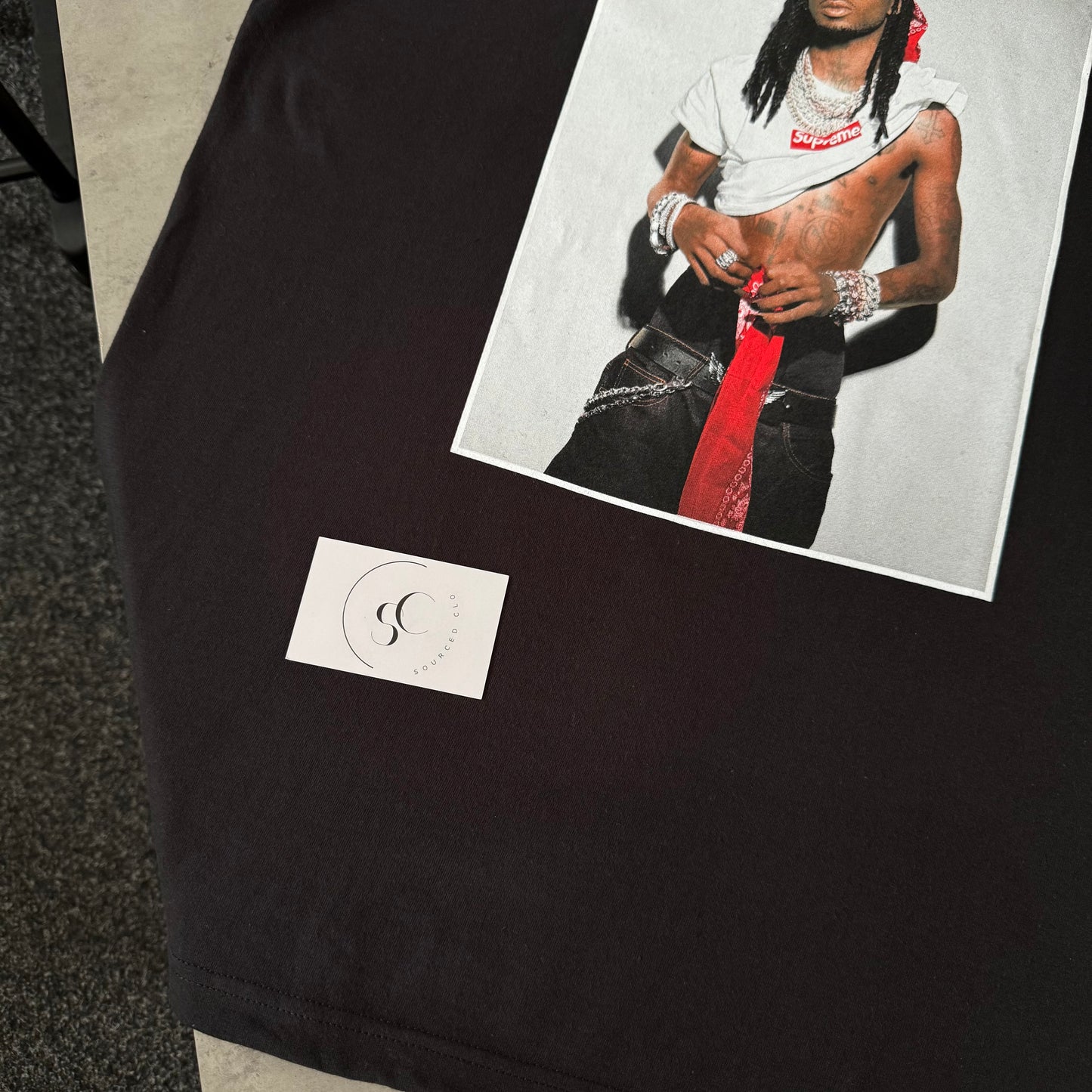 Supreme x Playboi Carti Black T Shirt