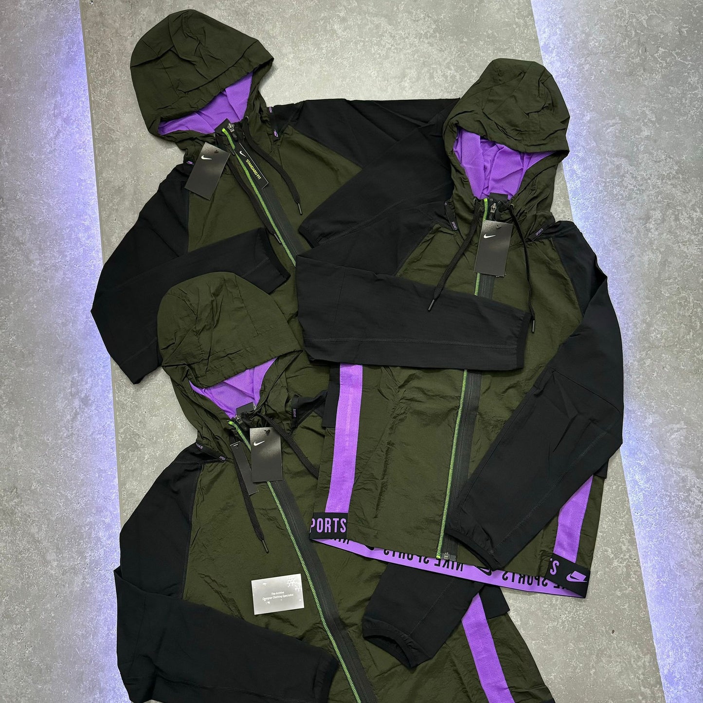 Nike Purple Wild Run Flex Windbreaker