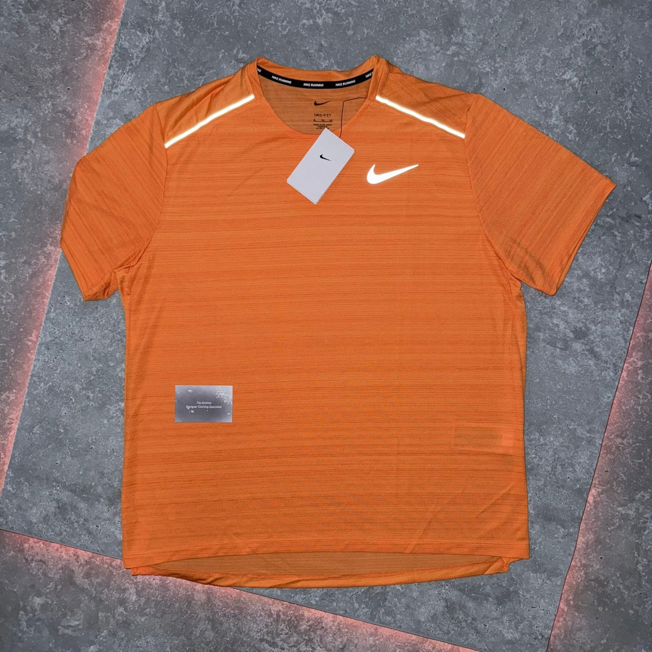 Nike Alpha Orange 1.0 Miler T Shirt