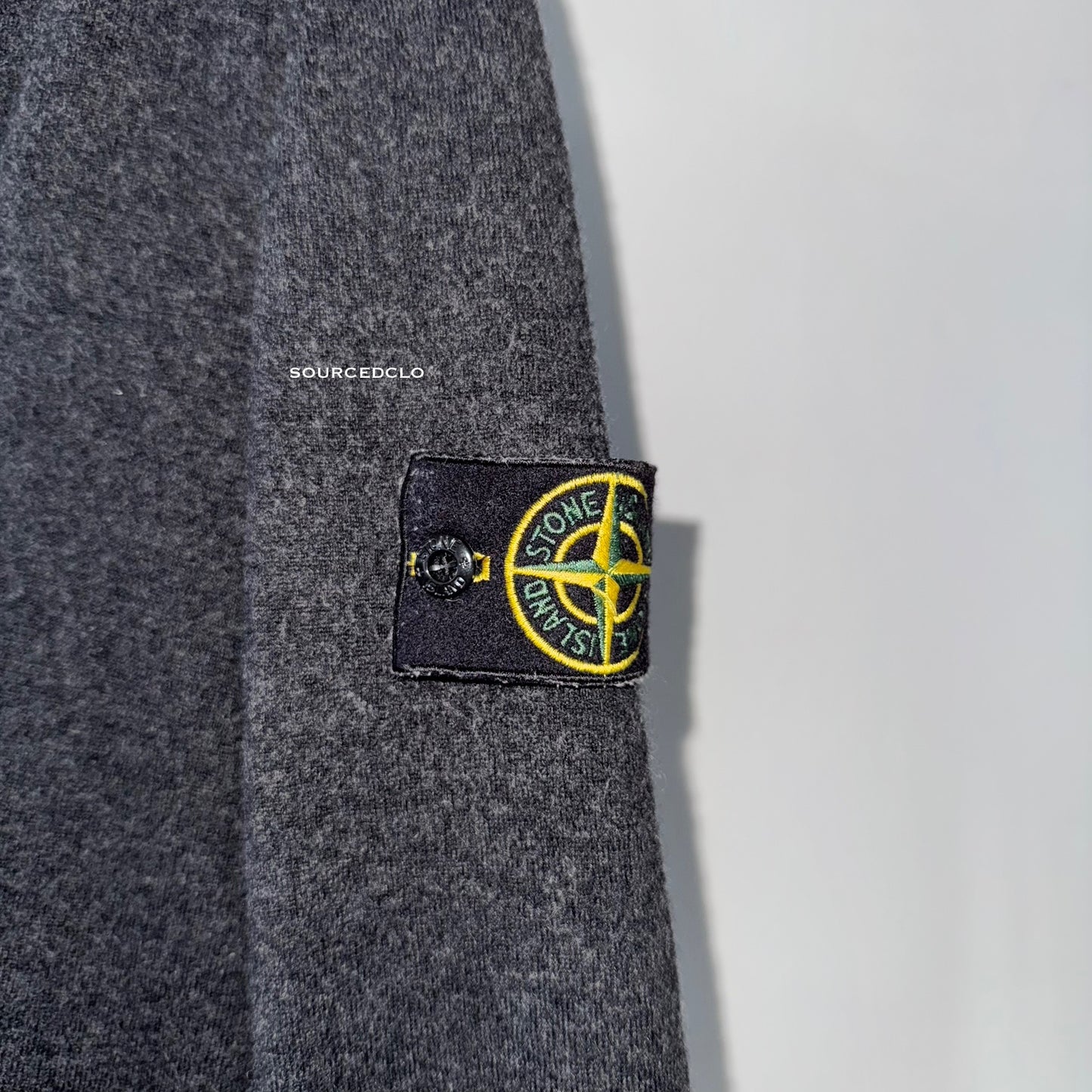 Stone Island Charcoal Knit Jumper