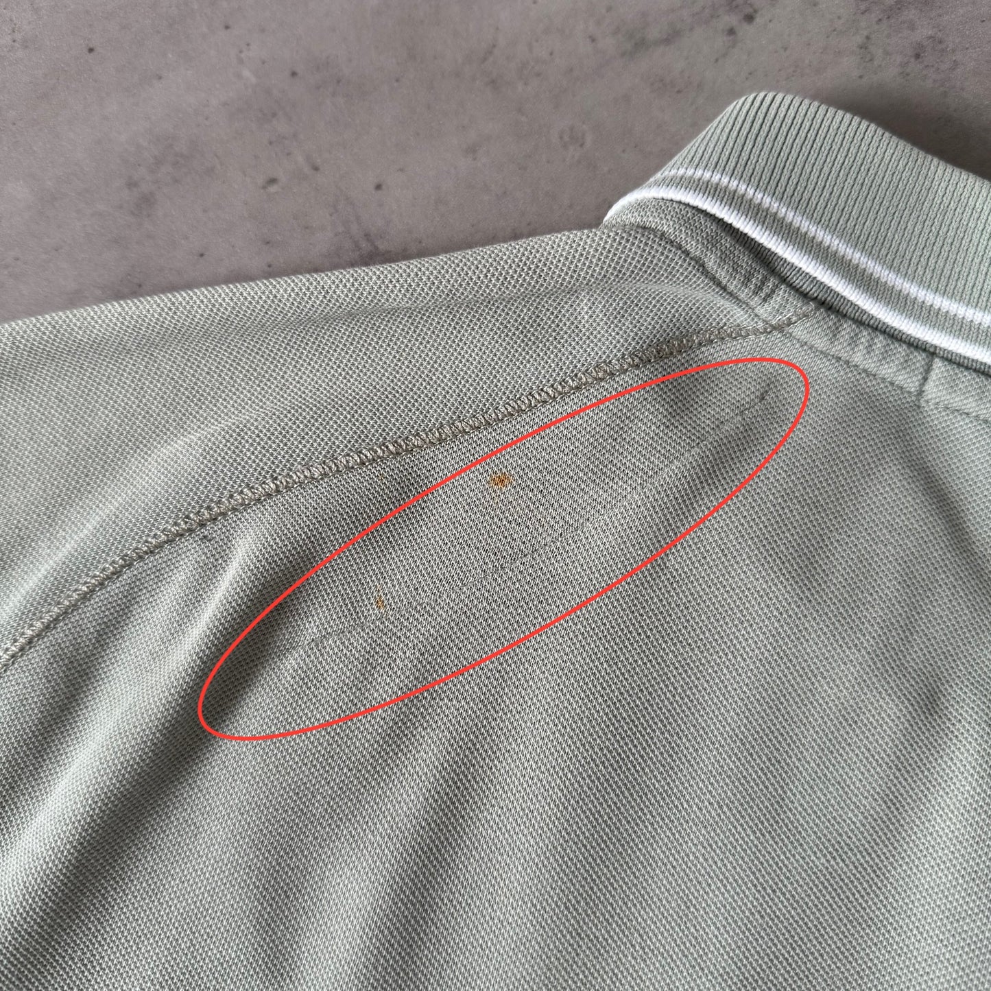 Stone Island Light Green Polo Shirt