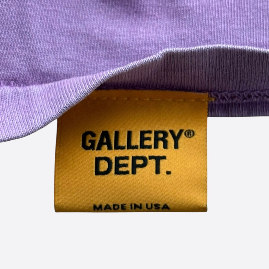 Gallery Dept Purple T Shirt