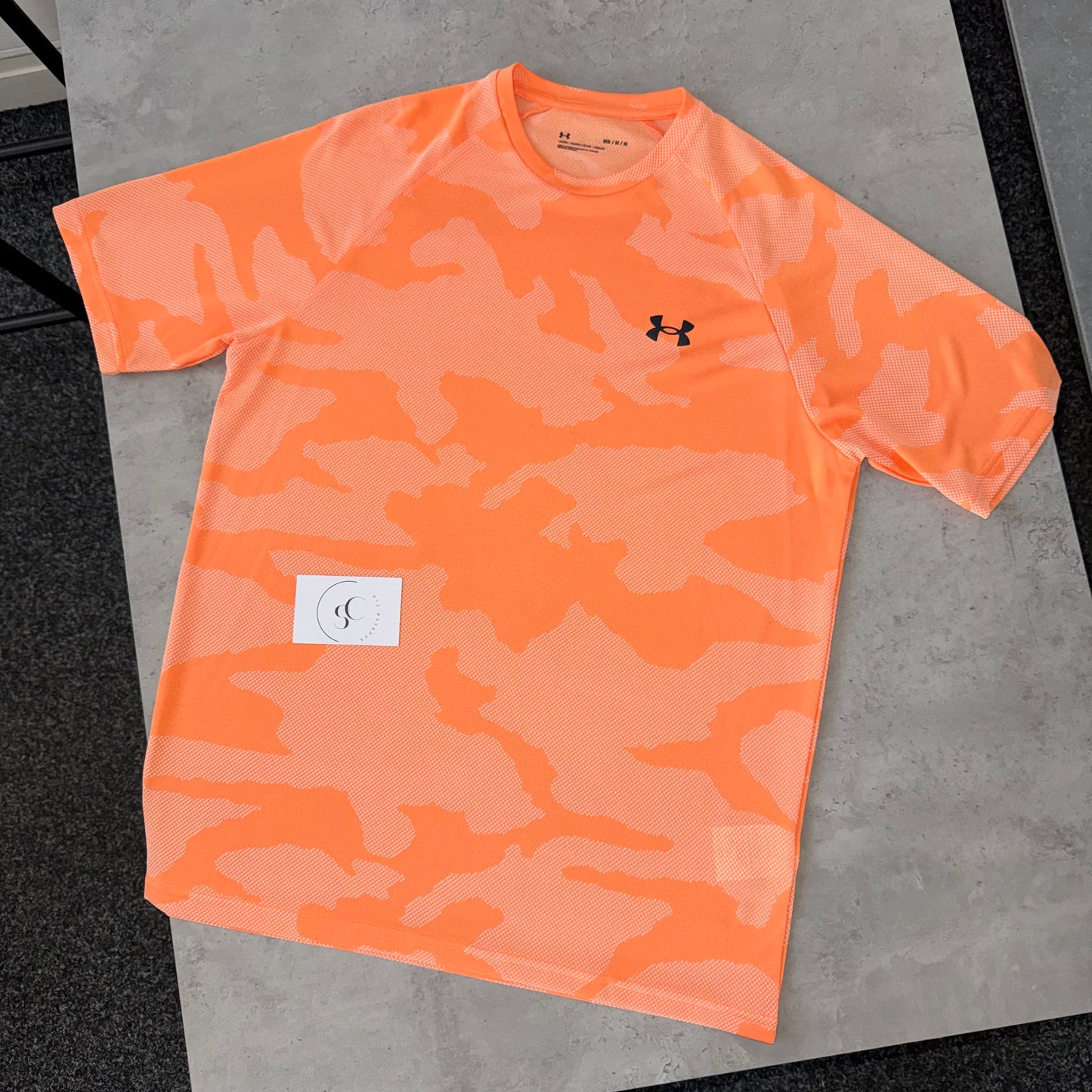 Under Armour Orange Camouflage T Shirt