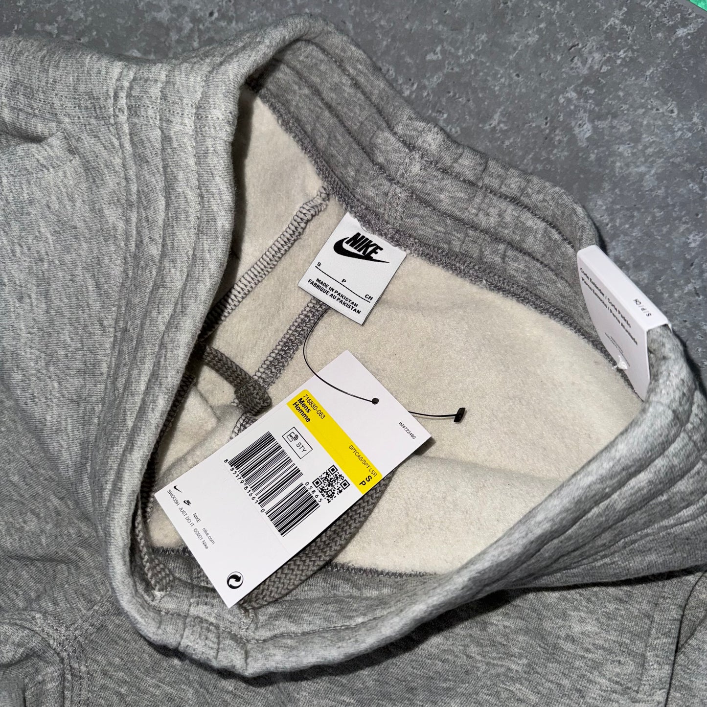 Nike Grey Club Fleece Bottoms
