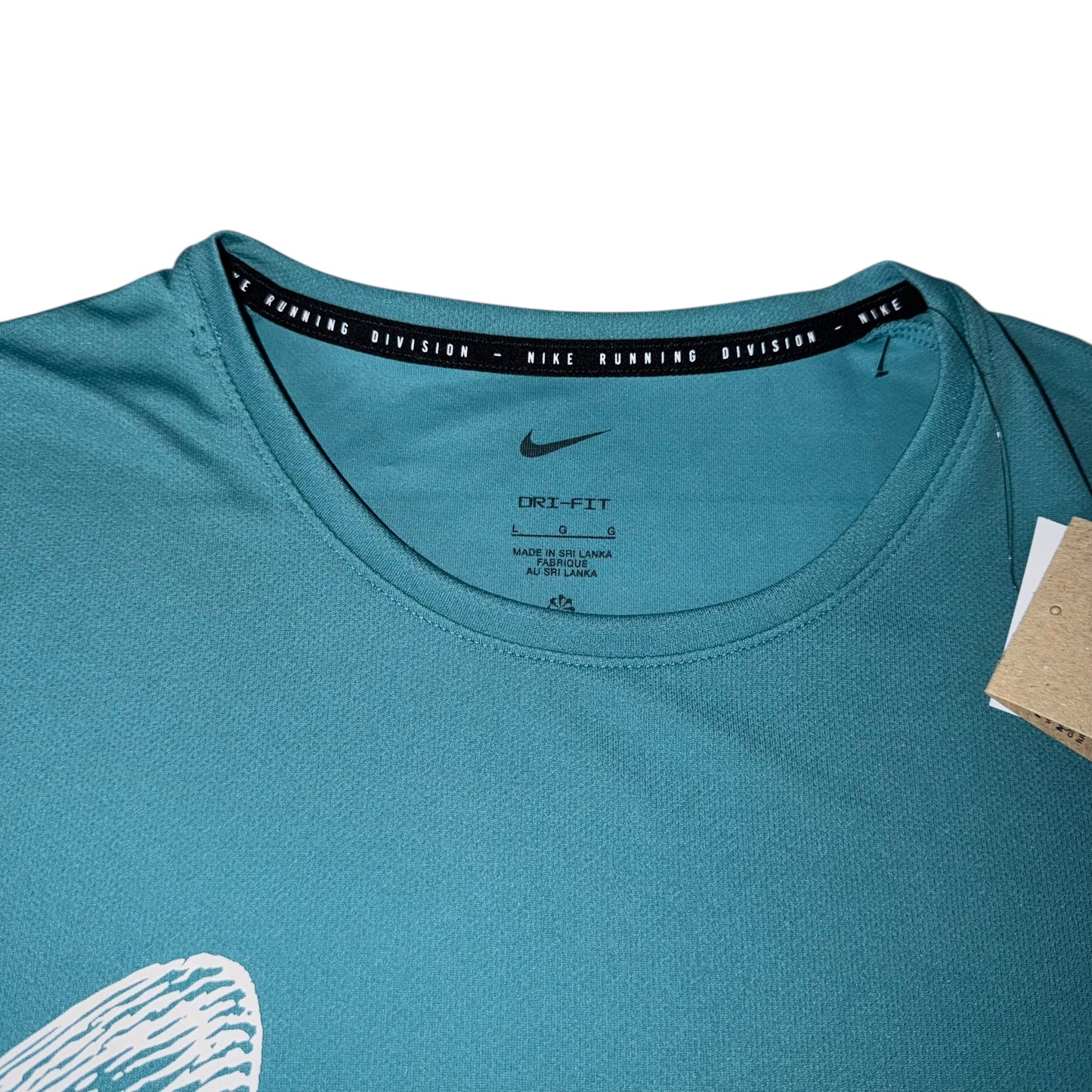Nike Mineral Teal Print Miler T Shirt