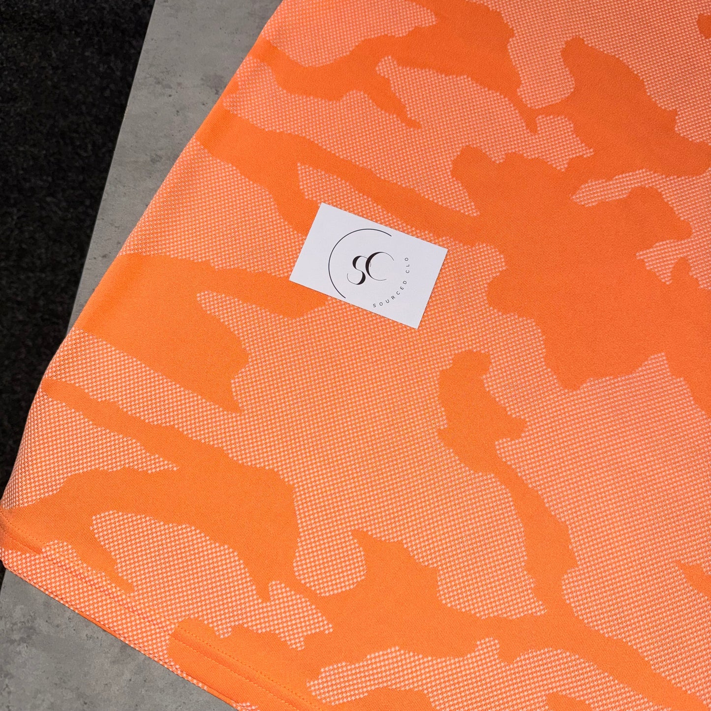Under Armour Orange Camouflage T Shirt