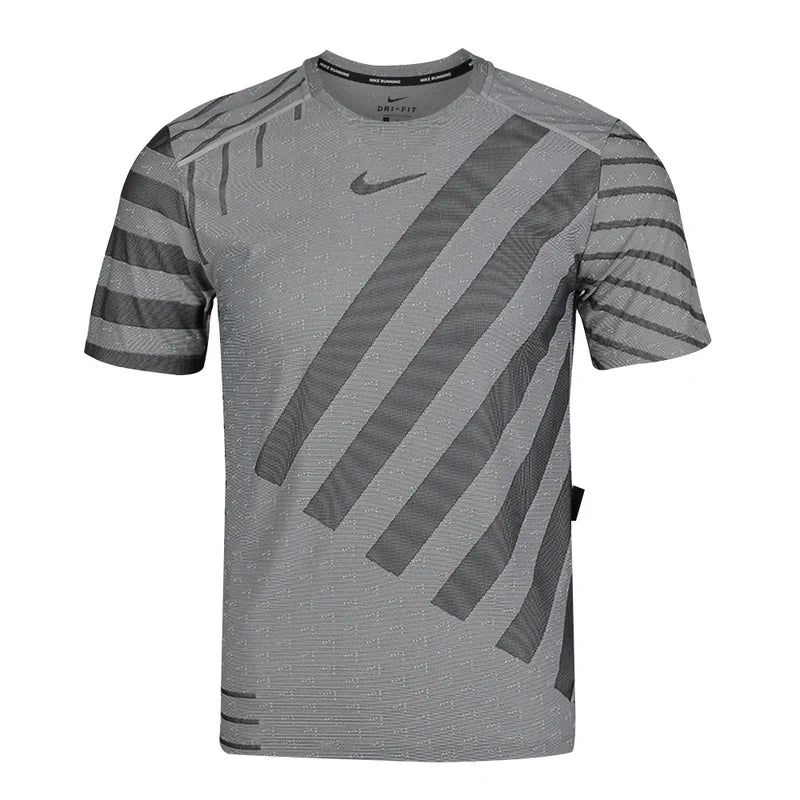 Nike Stripe Techknit Miler T Shirt
