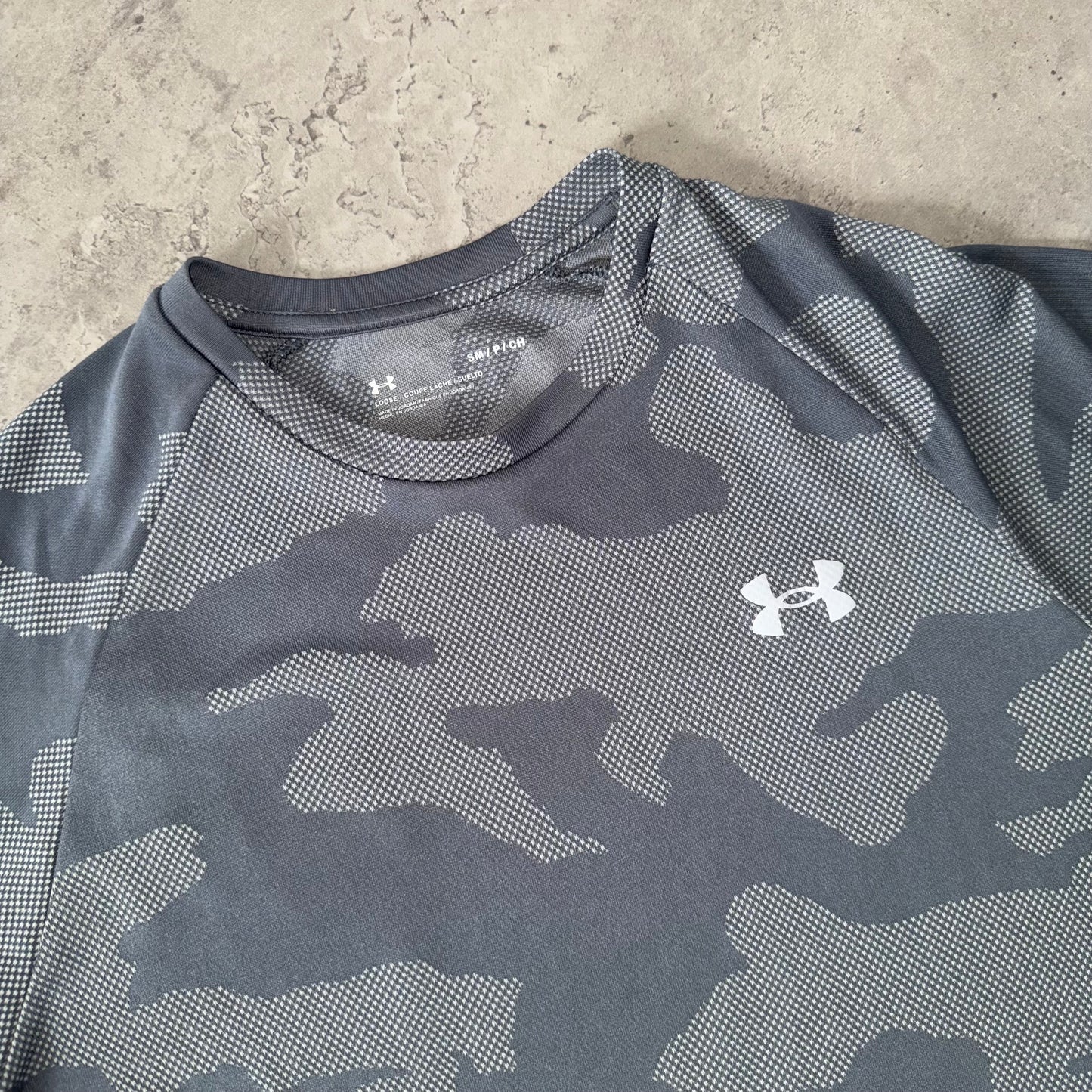 Under Armour Grey Camouflage T Shirt