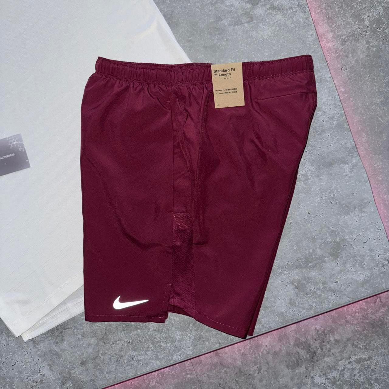 Nike White Miler Short Set