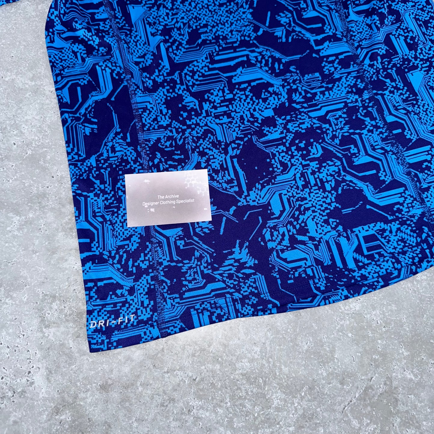 Nike Blue Digital Miler T Shirt