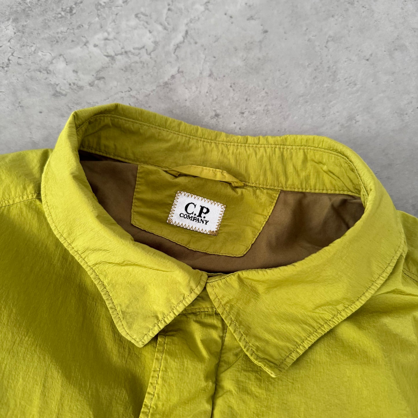 CP Company Lime Nylon Overshirt