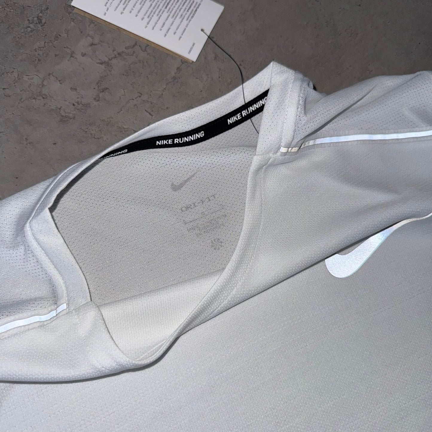 Nike White 1.0 Miler T Shirt
