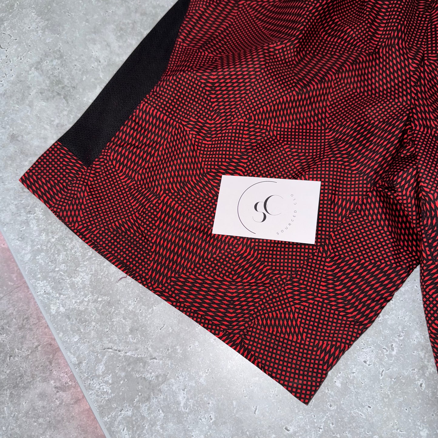 Nike Red Pattern Dri Fit Shorts