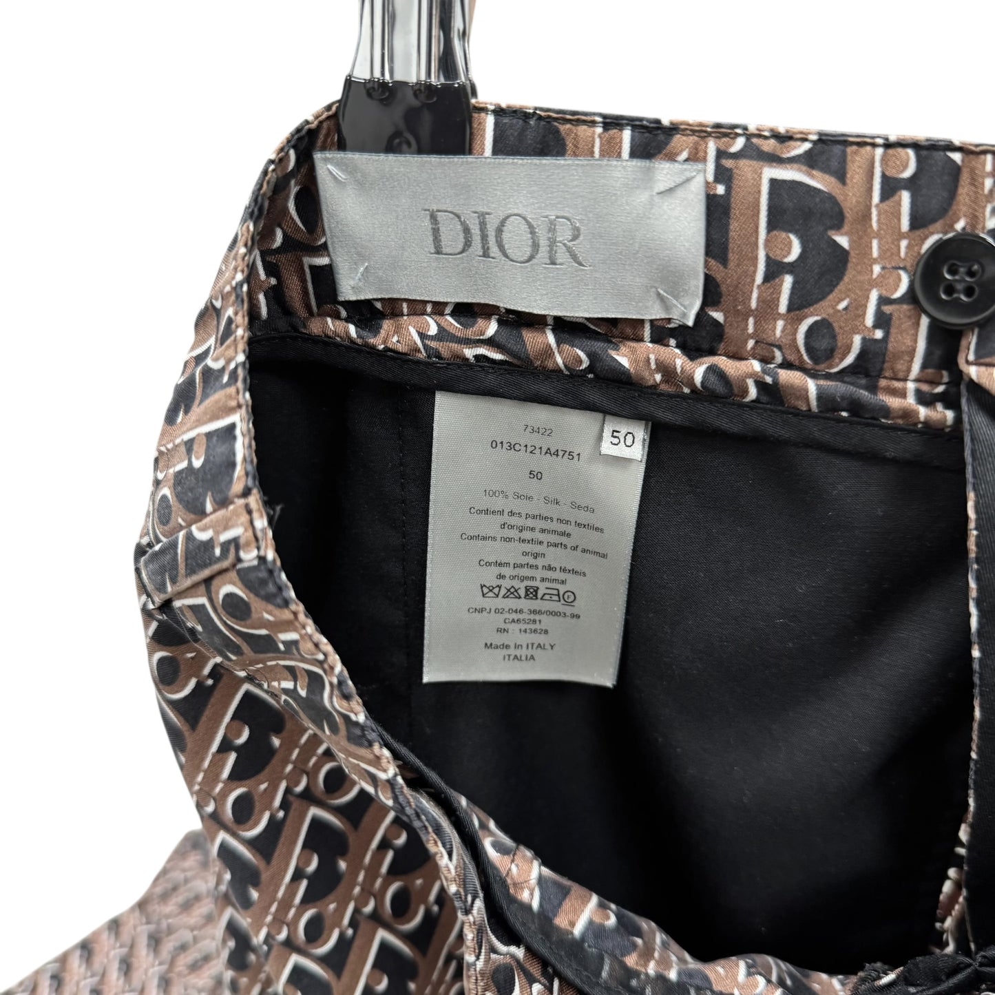 Dior Silk Oblique Short Set