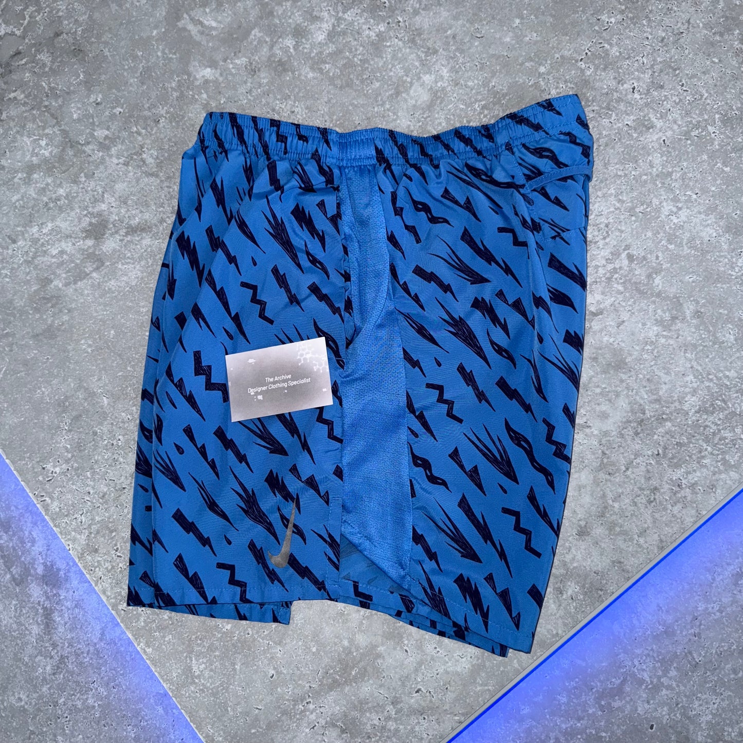 Nike Blue Bolt Pattern Shorts