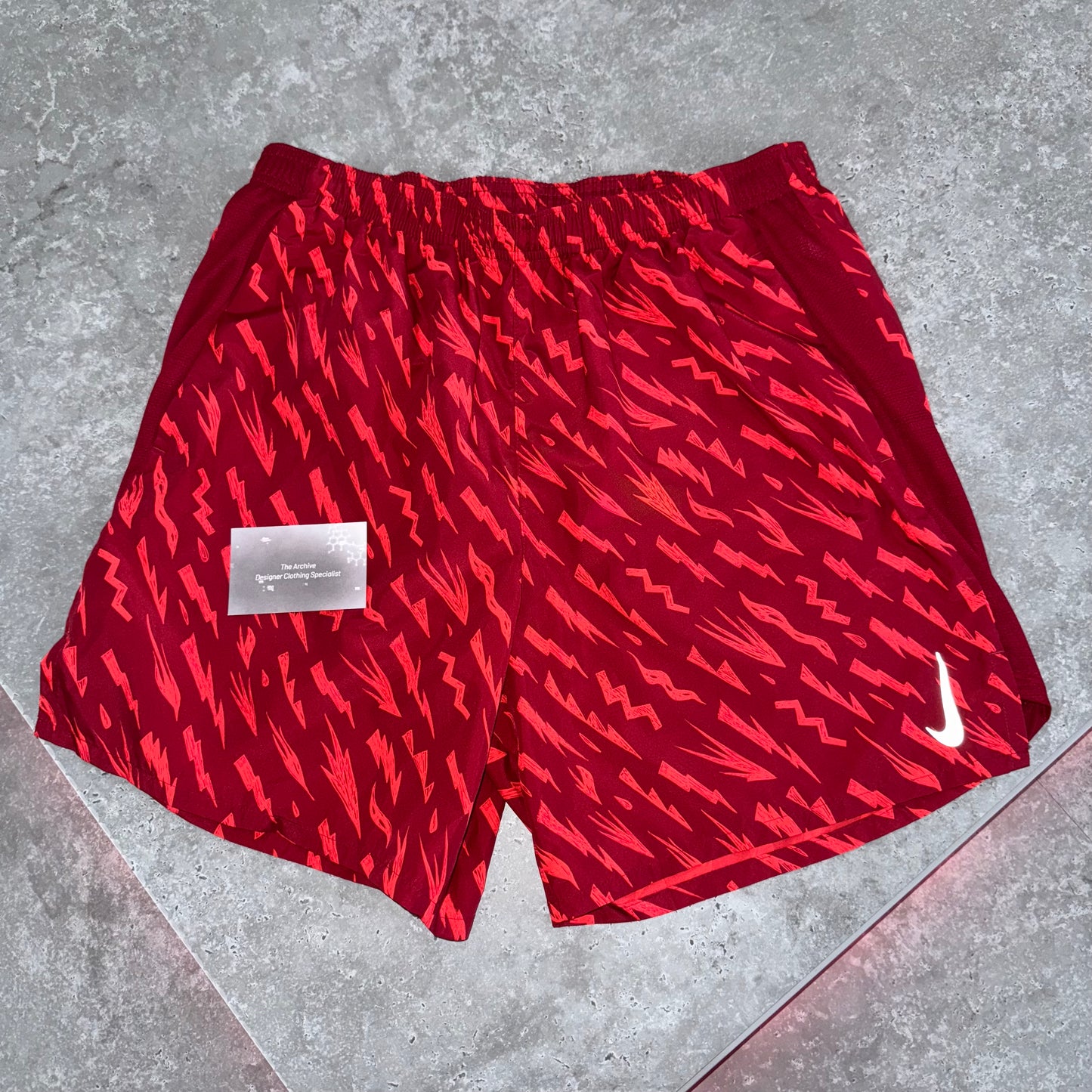 Nike Red Bolt Pattern Shorts