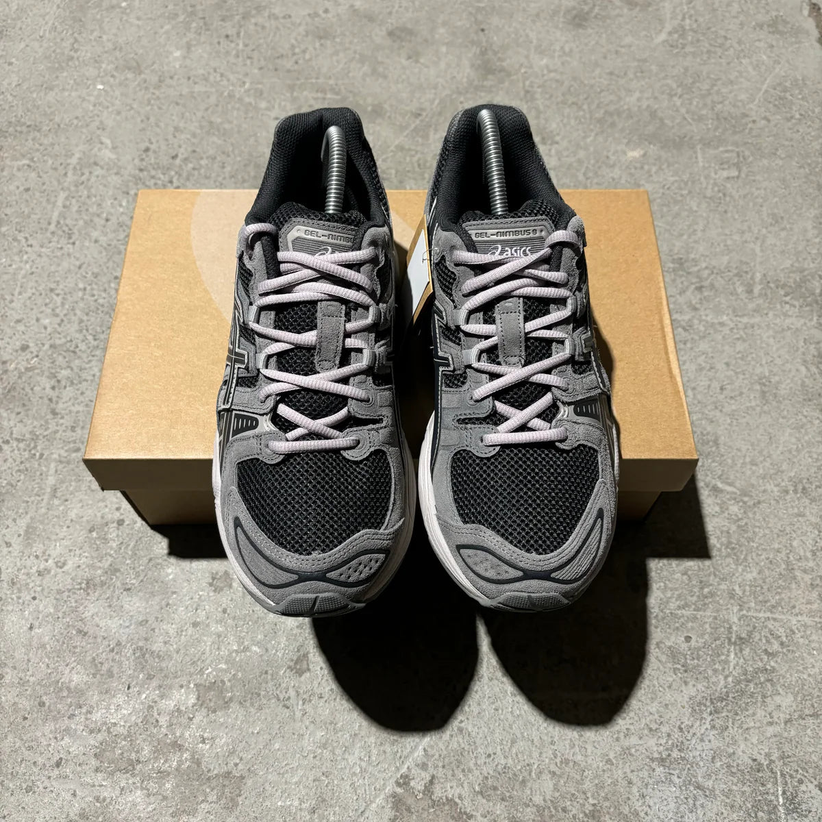 Asics Gel Nimbus 9 Obsidian Grey Trainers