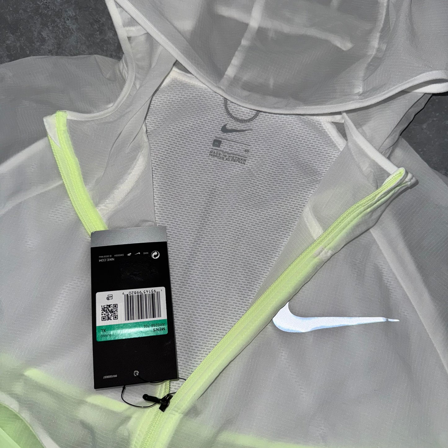 Nike Green White Windrunner