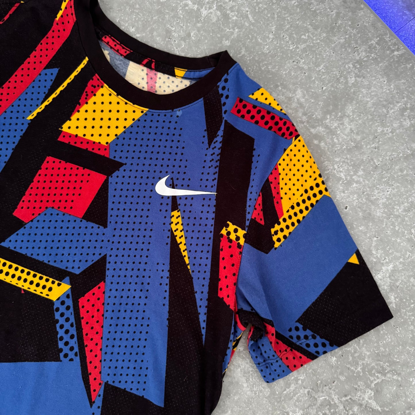 Nike Geometric Print Miler T Shirt