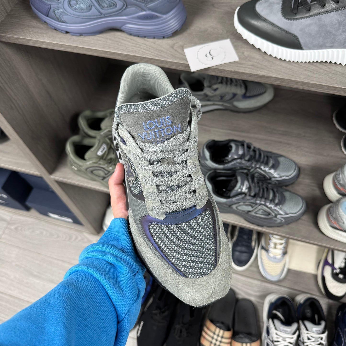 Louis Vuitton Grey Runaway Trainers