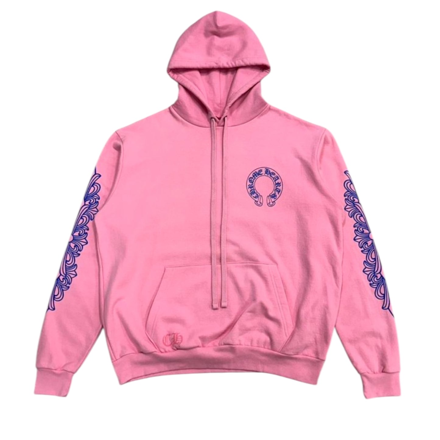 Chrome Hearts Pink Horseshoe Logo Hoodie