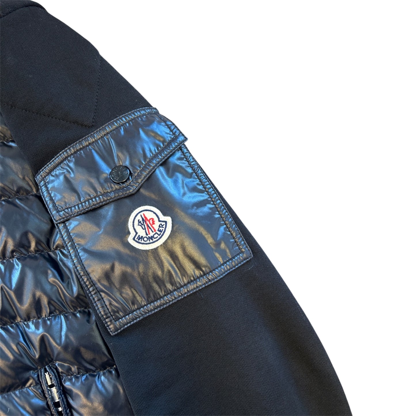 Moncler Down Hooded Cardigan